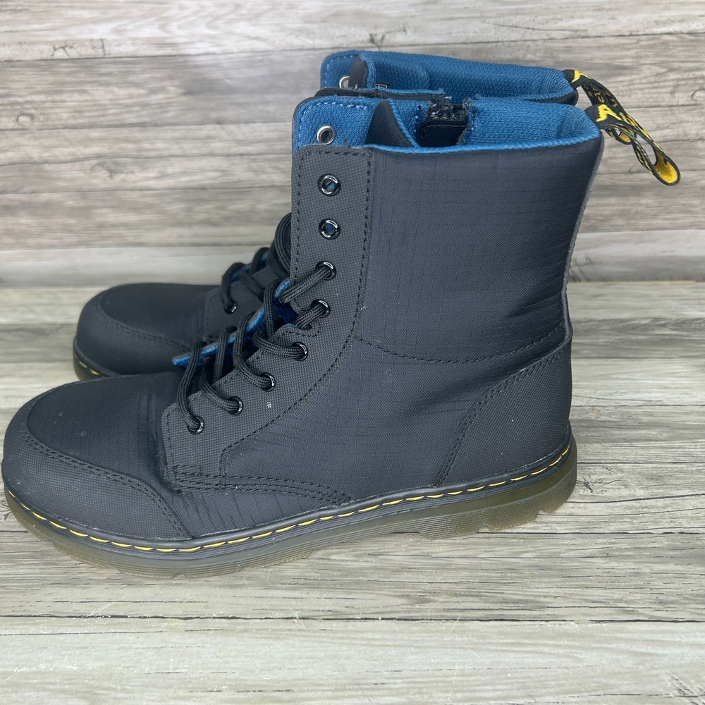 Dr. Martens Combs Utility Boots Black Docs AirWair Mens 6 Womens 7 Goth